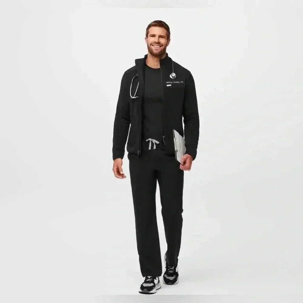 FIGS Men’s Pisco Basic Scrub Pants Black Size M (00892)